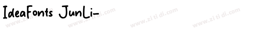 IdeaFonts JunLi字体转换